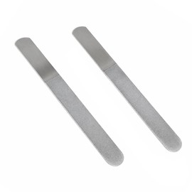 2 PCS Metal Nail File Set, Dual Sided Coarse and Fine Grit Foot File