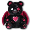 PHITECUS Emo Gothic Bear Plush with Wings - Cute Creepy