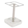 304 Stainless Steel Toothbrush Holder, Space Saving Toothpaste Storage Stand