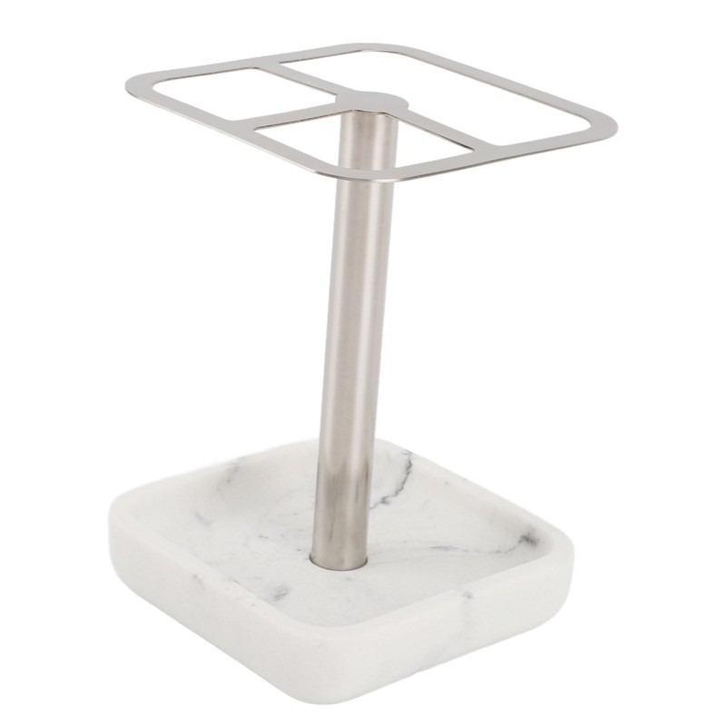 304 Stainless Steel Toothbrush Holder, Space Saving Toothpaste Storage Stand