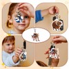 SZQZWY 24 Pcs Italian Brainrot Tralalero Tralala Keychain Toys,Funny Animals