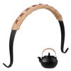Ciieeo Rattan Metal Tea Pot Handle for Teapot Handle Replacement