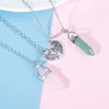 Best Friend Necklaces for 2 Crystal Necklace Friendship Necklace Matching