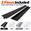 Silicone Stove Gap Covers for Kitchen – 2-Piece Heat-Resistant Gap
