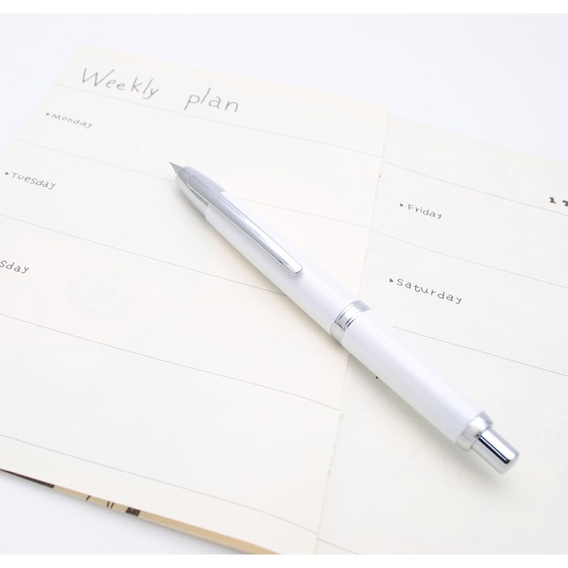 JINHAO 10 Press Fountain Pen Retractable Metal Pen with Ink
