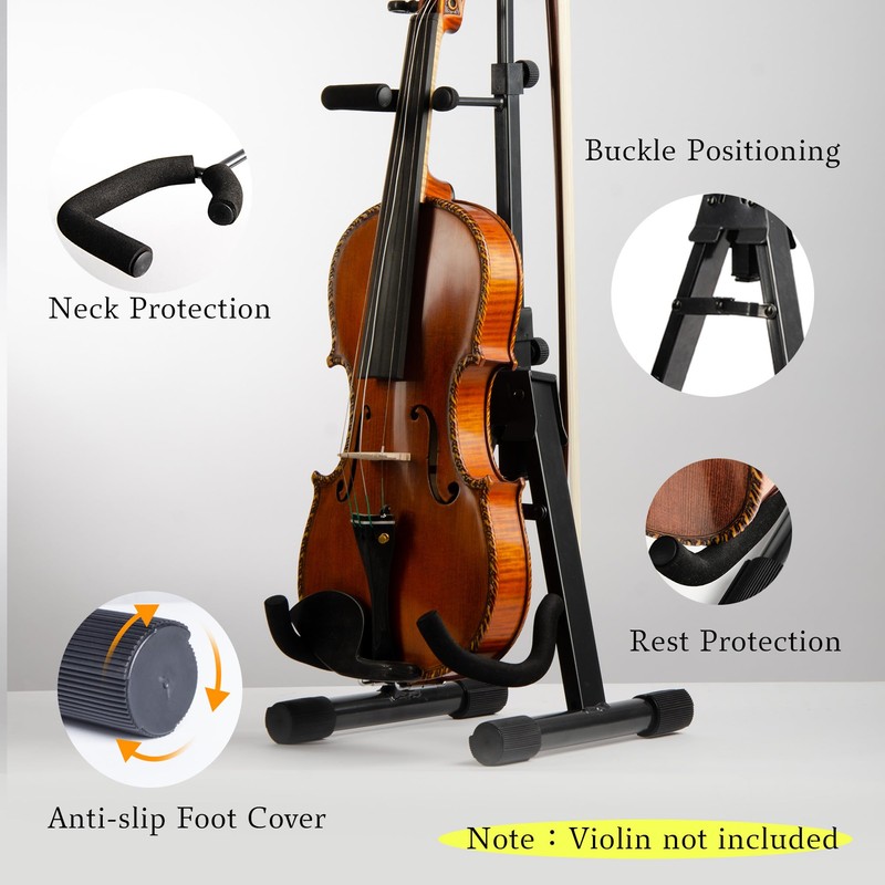 Christina Violin Cello Stabilized StandPortable, easy to carryAdjustable bow height