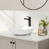 KRAUS Indy Bathroom Faucet for Vessel Sink in Matte Black,