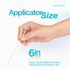 Dynarex Cotton Tipped Wood Applicators - 6" - Sterile -