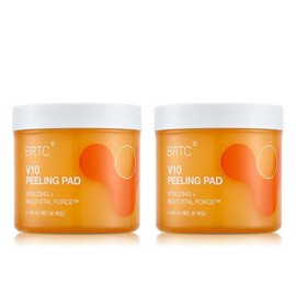 BRTC V10 비타민 필링 패드 80매 2개 BRTC V10 Vitamin Peeling Pads 80 Sheets 2 Pack