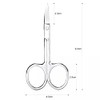 INTER-ESQUE Nail Scissors - Eyebrow Scissors - Nose Hair Scissors