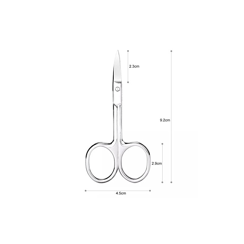 INTER-ESQUE Nail Scissors - Eyebrow Scissors - Nose Hair Scissors