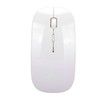 Wireless Mouse 2.4G Dual Mode 1200DPI Sensitive Slim White Laptop