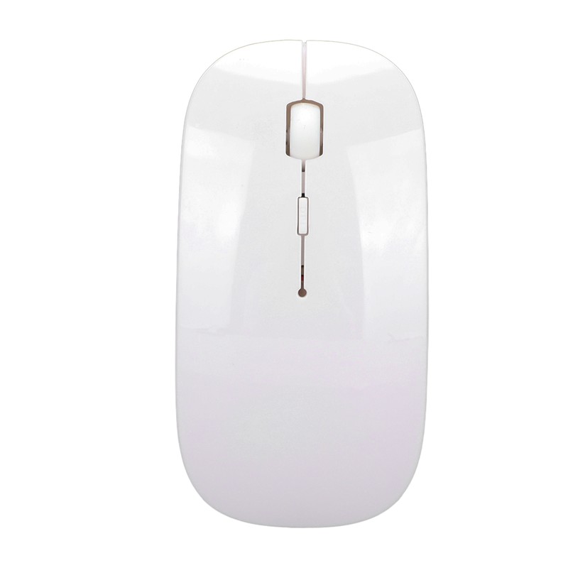 Wireless Mouse 2.4G Dual Mode 1200DPI Sensitive Slim White Laptop