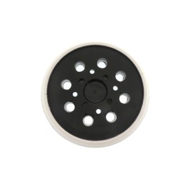 Sanding Disc 125 mm Velcro Backing Plate for Bosch, Velcro Sanding Plate with Hook and Loop 8 Holes, Accessories for Random Orbital Sanders PEX 300/400 AE/4000 AE/AdvancedOrbit 18 (White)