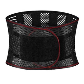 [Ｗｏｒｌｄ Ｂｒｉｄｇｅ] メッシュコルセット 腰サポーターメッシュ 腰ベルトメッシュ 薄型 通気性 (.L)