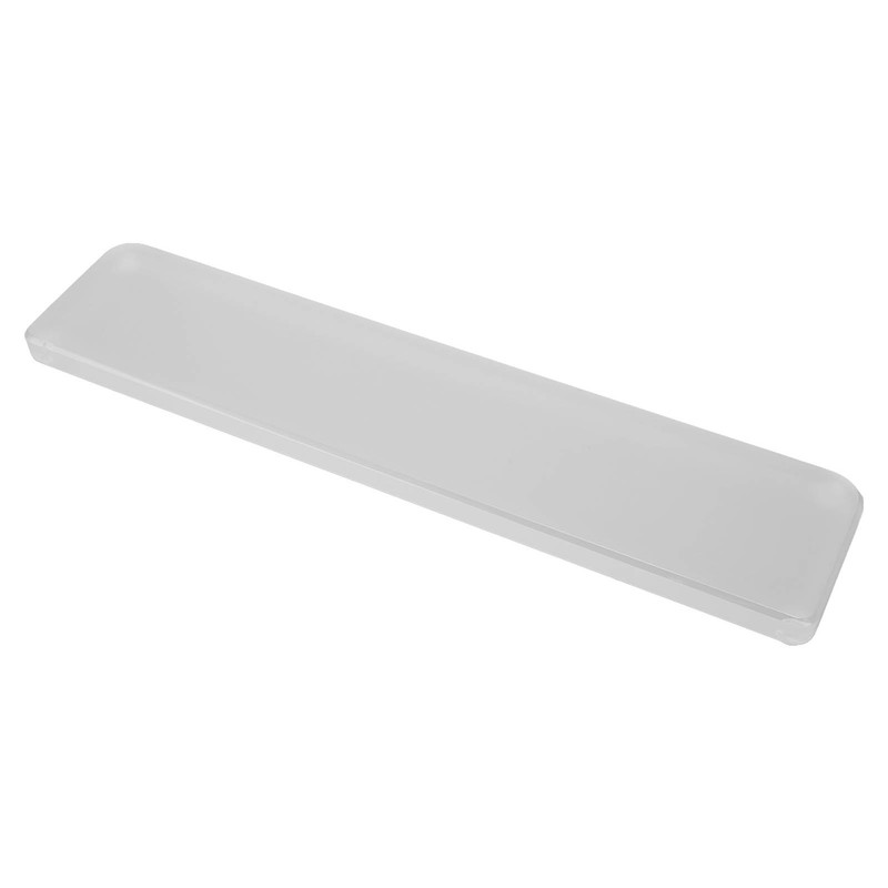Keyboard Wrist Rest 0.4 to 0.6in Slope Ergonomic Clear Acrylic