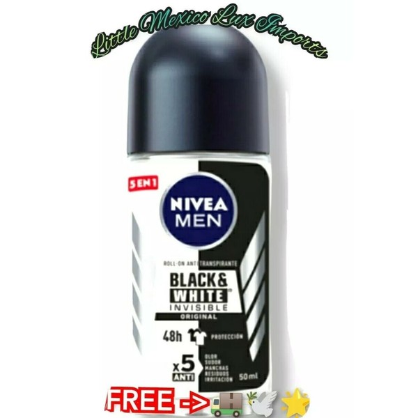 Desodorante Nivea Men Black&White 48h Anti-Perspirant Deodorant Power Roll-On