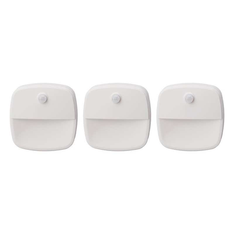 3pcs Wireless Battery Powered Motion Sensor Night Light 6.56ft Detecting
