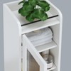 Baztin 71" H Tall Bathroom Storage Cabinet, Narrow Bathroom Cabinet