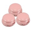 Healeved Compact Ceramic Containers for Creams Mini Lipstick Pots Travel-sized