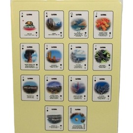 California Souvenir Playing Cards