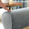 XIEHUZA Armrest Covers, Set of 2 Stretch Armchair Couch Armrest