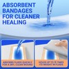 Large Waterproof Bandages 4x8 Silicone Foam Dressing for Sensitive Skin