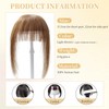 Flat Bangs Clip-In Bangs Real Hair Fringe Hair Extensions with