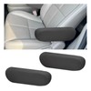 Augeny 2 PCS Car Front Seat Armrest Covers, Soft Elastic