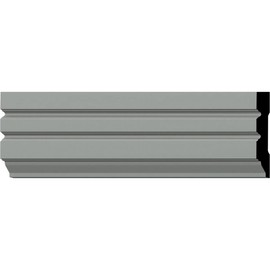 Ekena Millwork CAS04X01FL Fluted Panel Window & Door Casing, 4"H x 5/8"P x 94 1/2"L, Primed