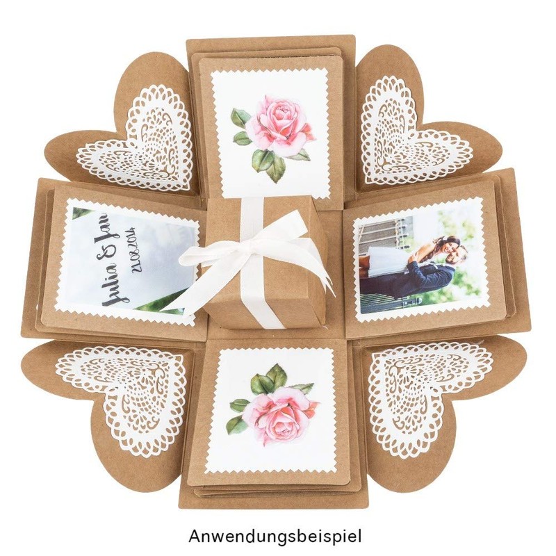 Kraft Paper Surprise Box | 12.5 cm x 12.5 cm