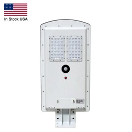 Solar Street Lights Outdoor Dusk to Dawn Waterproof Solar Security Flood Street Lamps with CE ROHSColor: White, Emitting Color: 5000-6000K, Lamp Power(W): 30W
