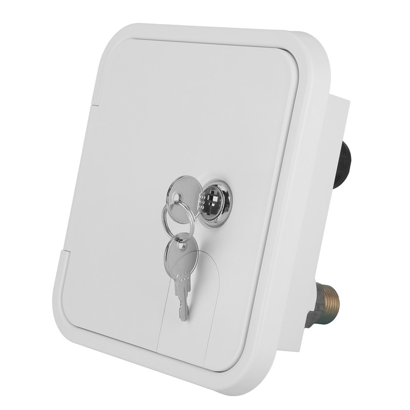 RV Water Inlet SquareShape with Cigar Lighter Pressure Filling Port