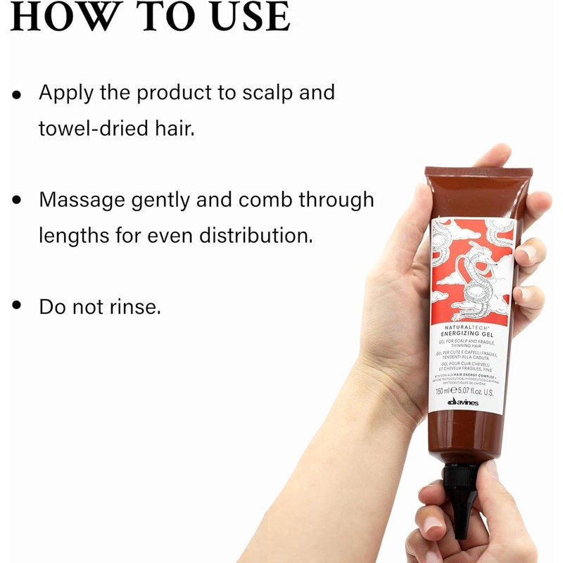 Davines Energizing Gel Tratamiento fortificante de cabello 150 ml