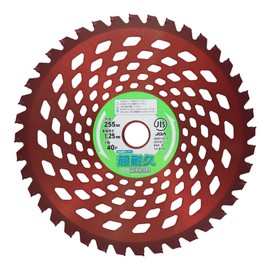 Iwood 004070 Super Durable Chip Saw for Grass Trimmers, 10.0 inches (255 mm) x 40P