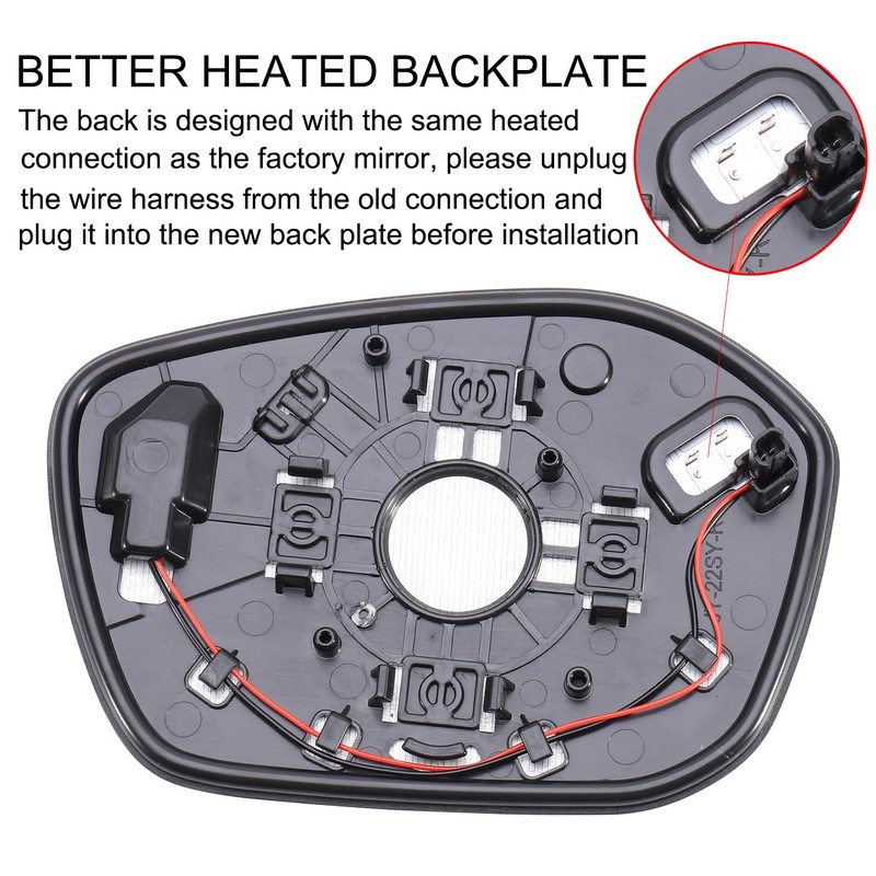 Passenger Side Mirror for Honda Civic 2022 2023 2024 with