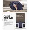 LOVEVOOK Carry On Luggage 22x14x9 Airline Approved, 22 Inch Softside