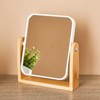Esayendder Desk Mirror,Mirror for Desk,1X/3X Magnifying Double-Sided 360°Flippable Vanity Mirror,Makeup