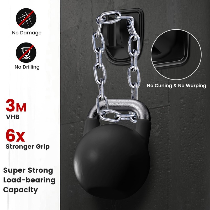 Strong Adhesive Shower Head Holder Stainless Steel Adjustable Shower Head