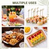 200 PCS Bamboo Skewers,12cm Cocktail Sticks for Food