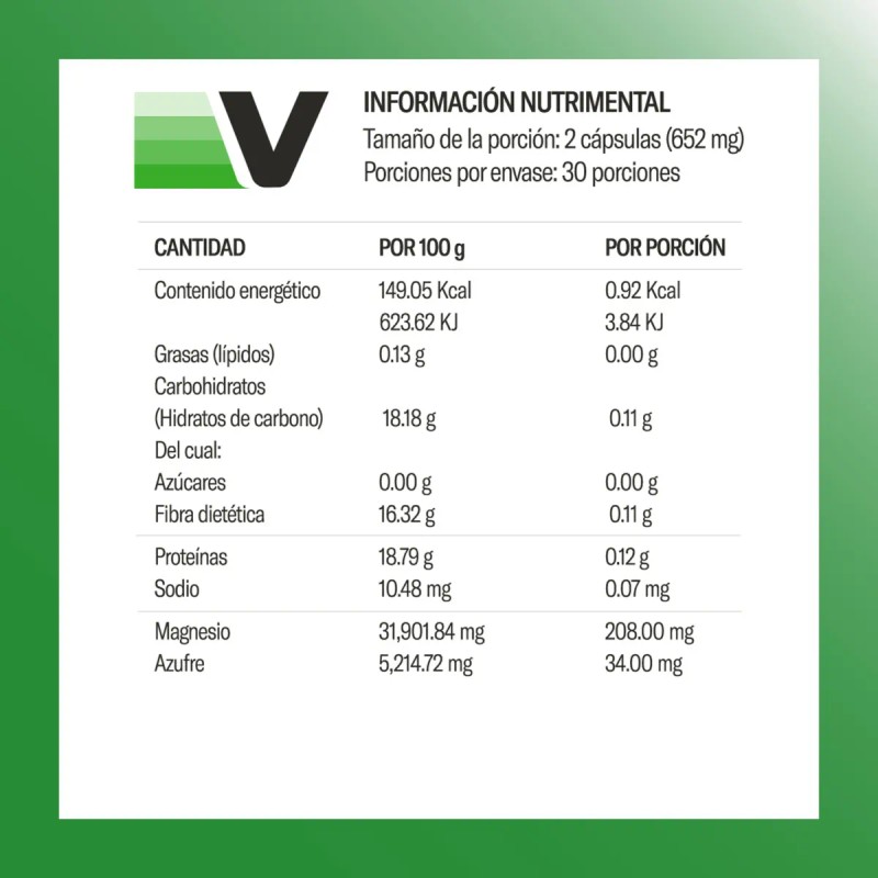 Vitamínica Mg Magnesium (180 Capsules) - Natural Mineral for 90