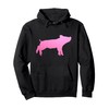Pig Funny Cute Pink Farmer Farm Animal Pig Pullover Hoodie