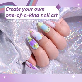 U-Shinein Hema Free Nail Blooming Gel Spreading Effect Soak Off UV LED Marble Watercolor Floral Print Clear Blooming Gel For Salon Home DIY