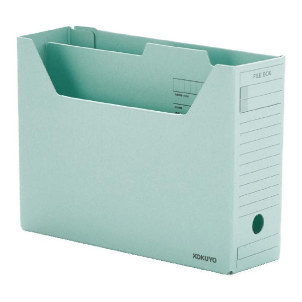 Kokuyo JB-RBFB10-2 Mini File Box, Retro Bung, Blue