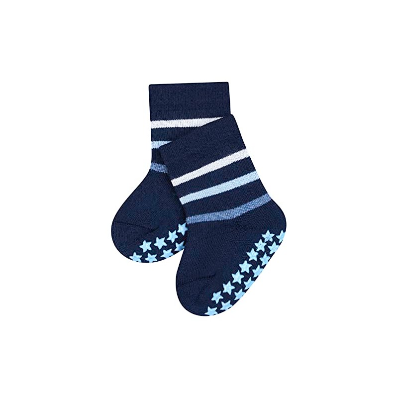 FALKE Baby Multi Stripe Calf Socks, Multicolour (Marine 6120), 19