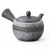 Tokoname Ware Kagayo Komaru Teapot Black Mud Line Y865