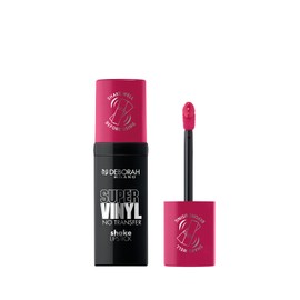 Deborah Milano Super Vinyl Liquid Lipstick No.3 Cherry Pink Intense Colour No Transfer and Shine Up to 16 Hours