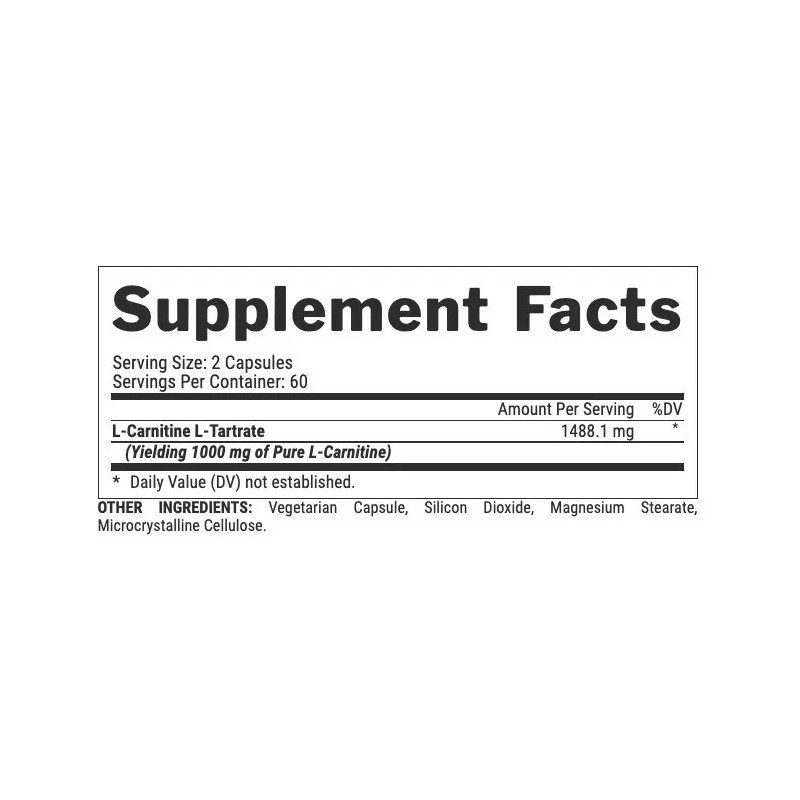 Lipo 6 Carnitine 120 Caps Sin Sabor