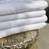 The London Linens Luxury Face Towels White Flannel Face Cloth-