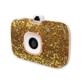 MightySkins Skin Compatible with HP Sprocket 2-in-1 Photo Printer - Gold Dazzle | Protective, Durable, and Unique Vinyl Decal wrap Cover | Easy to Apply, Remove, and Change Styles | Made in The USA
